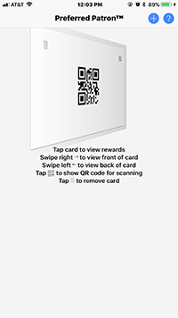 View Electronic Loyalty Cards